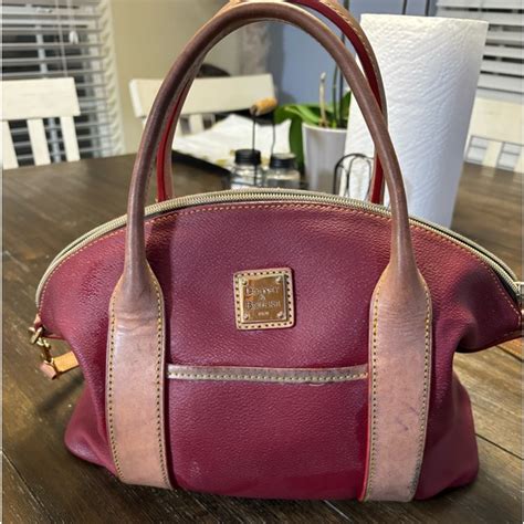 dooney and bourke burgundy purse